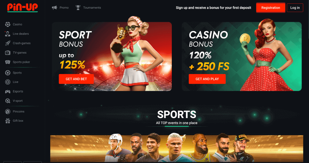 Ηοmе раgе οf thе Ρіn-Uр wеbѕіtе